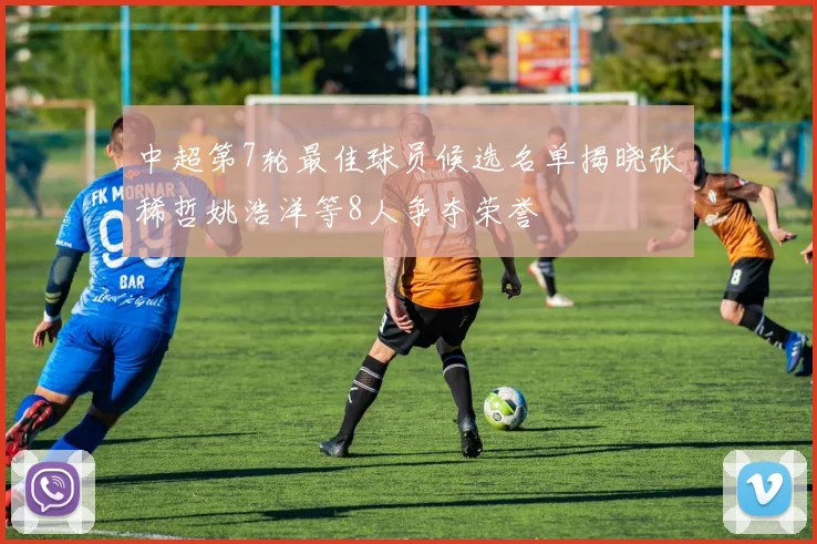 中超第7轮最佳球员候选名单揭晓张稀哲姚浩洋等8人争夺荣誉